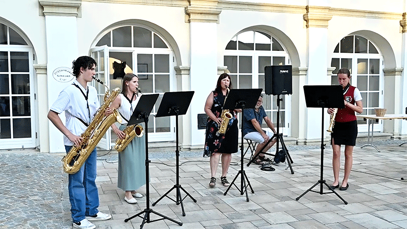 Musikschule Katzelsdorf/Lanzenkirchen - Musiker Leistungsabzeichen in GOLD - Quartett der Goldenen - Video: JoSt © 2021